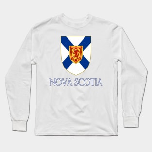 Nova Scotia,  Canada - Coat of Arms Design Long Sleeve T-Shirt